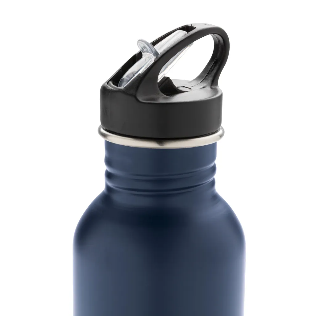 Deluxe Sportflasche aus Edelstahl, navy blau – Bild 3