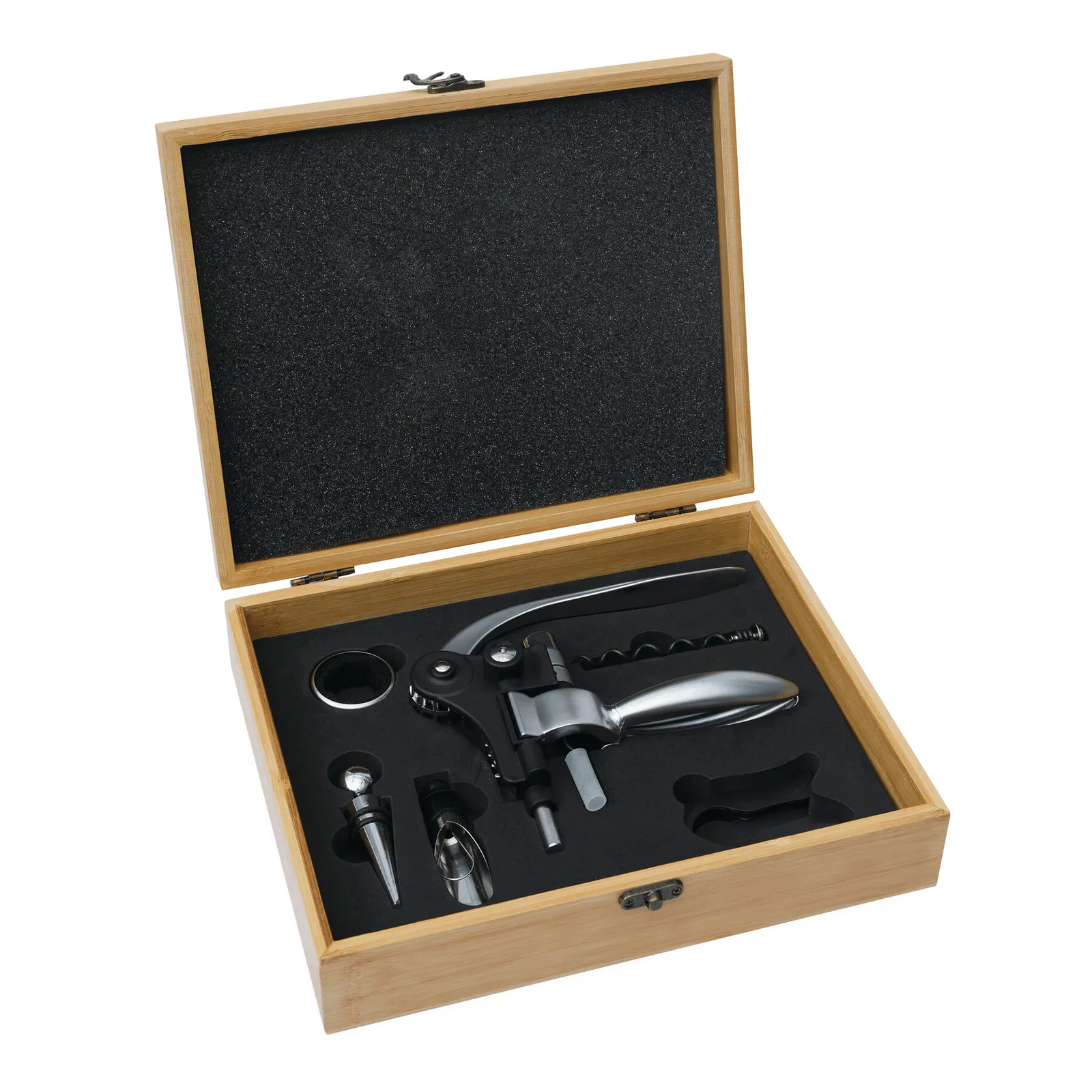NOBLE WINE - Weinset braun, silber, braun, silber – Bild 2