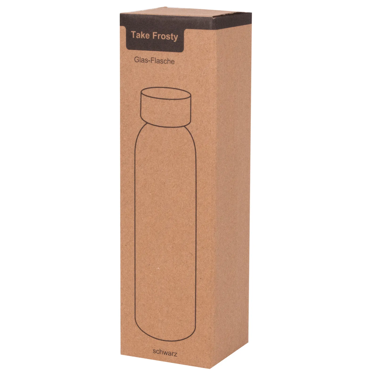 TAKE FROSTY - Glas-Flasche, schwarz – Bild 10