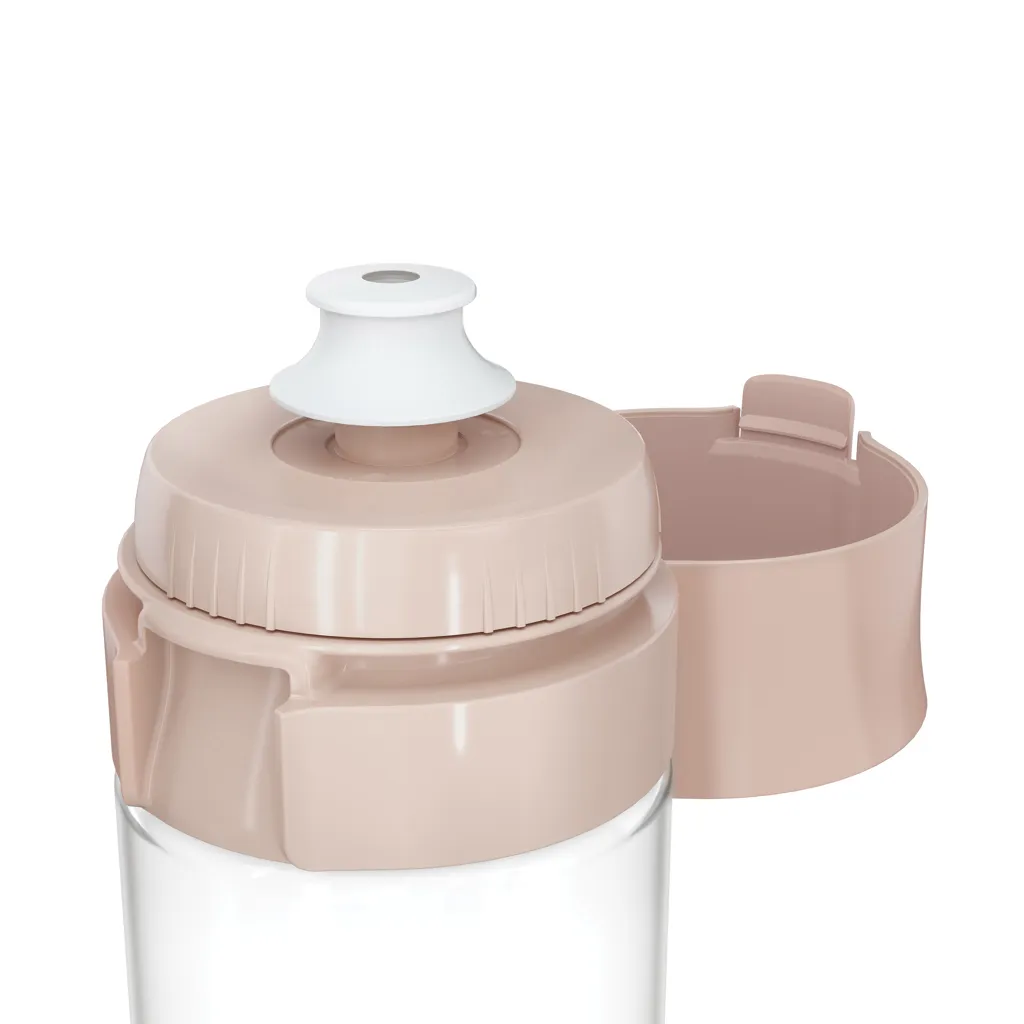 BRITA VITAL Wasserfilterflasche inkl. 2 Filter, 600ml, aprikose – Bild 3