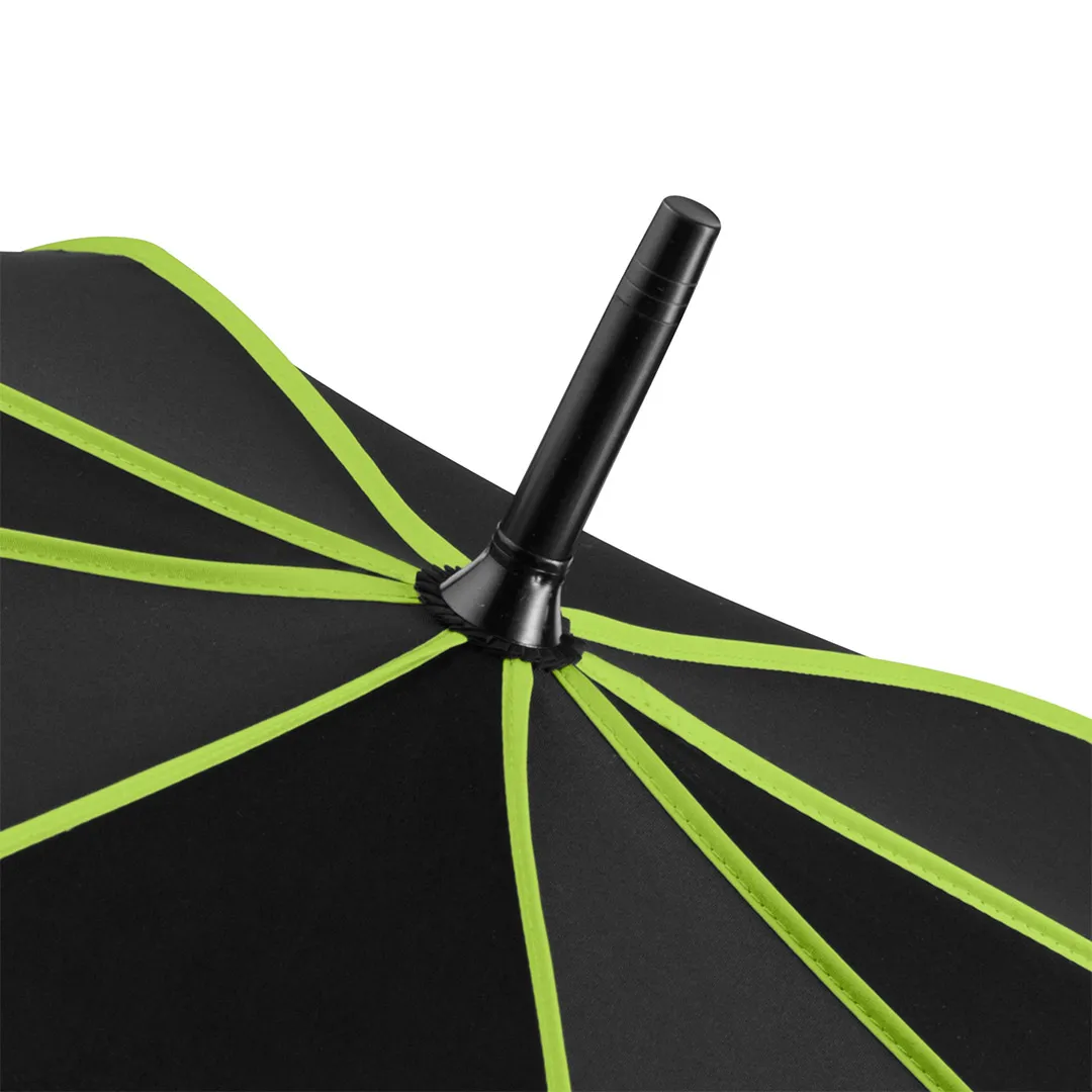 AC-Midsize-Stockschirm FARE® Seam, schwarz-limette – Bild 5