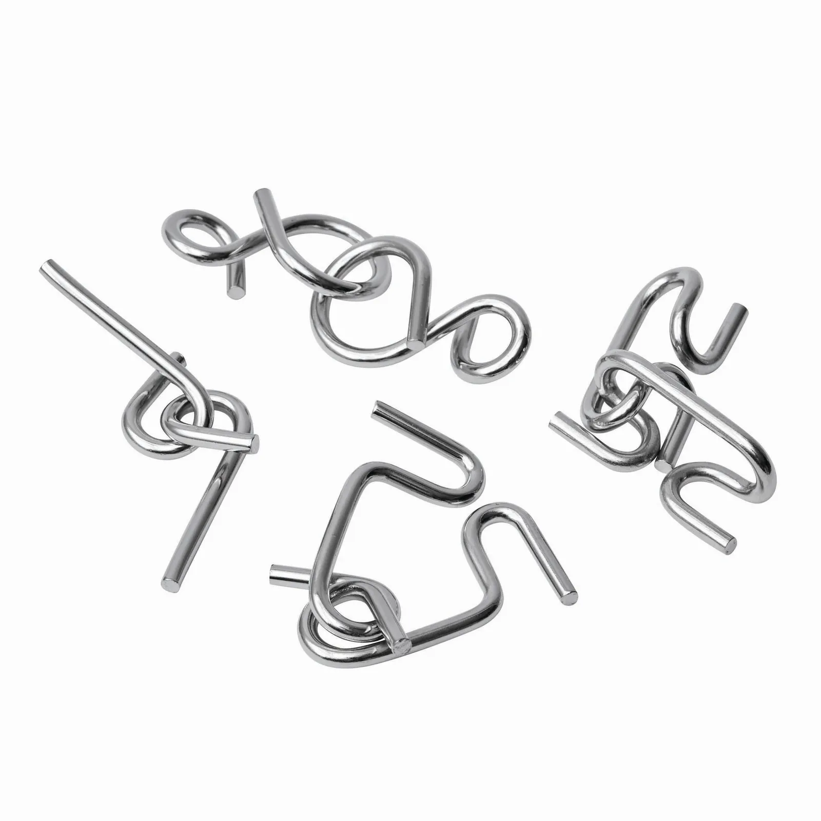 CLEVER CONCEPTION - Knobelspiele, 4-fach sortiert, Preis pro Stück silber, silber