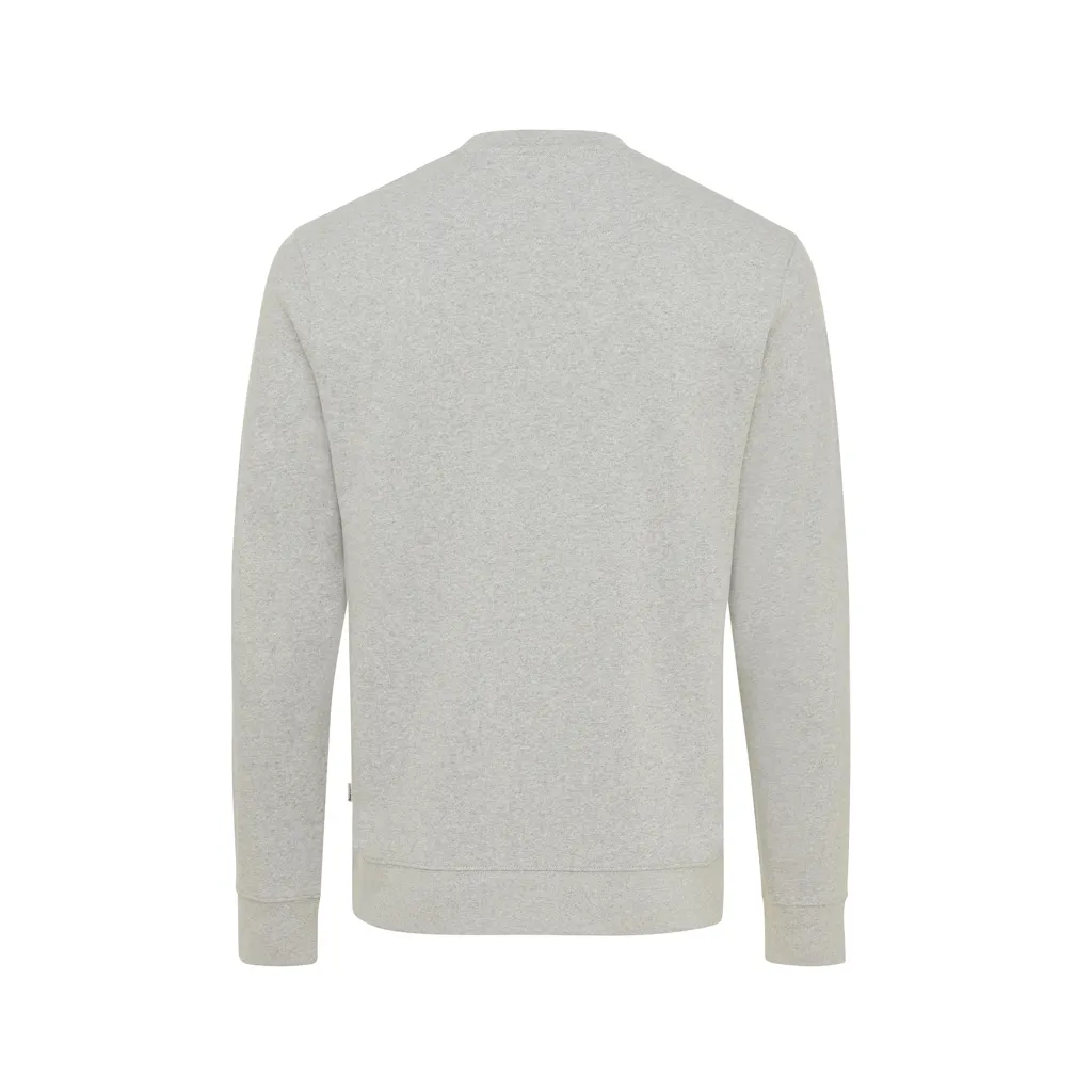 IQONIQ Denali ungefärbt. Rundhals-Sweater aus recycelter BW, heather grey – Bild 2