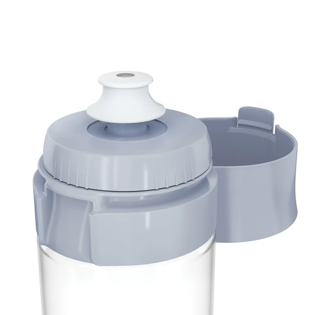 BRITA VITAL Wasserfilterflasche inkl. 2 Filter, 600ml, hellblau – Bild 3