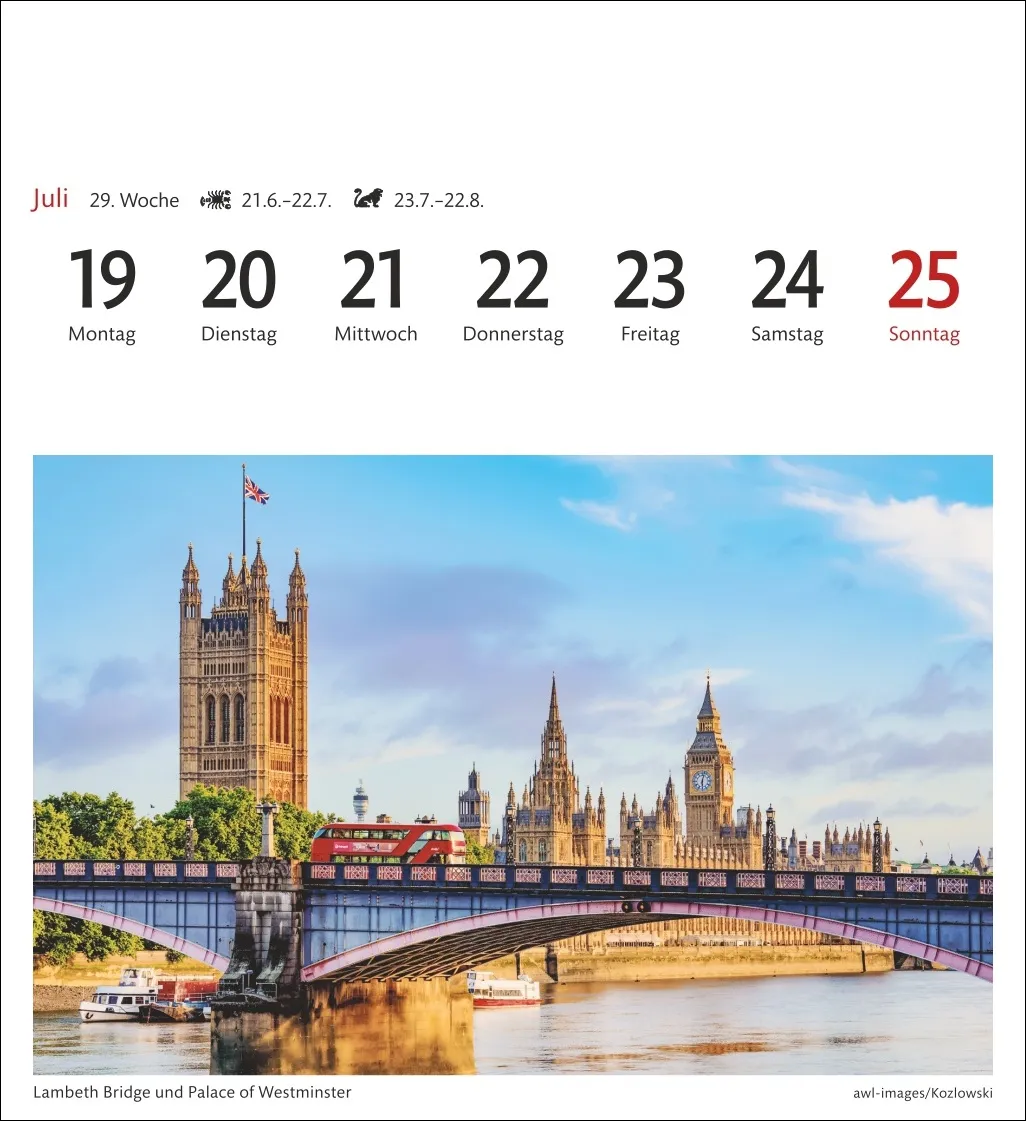 London Sehnsuchtskalender 2027 – Bild 11