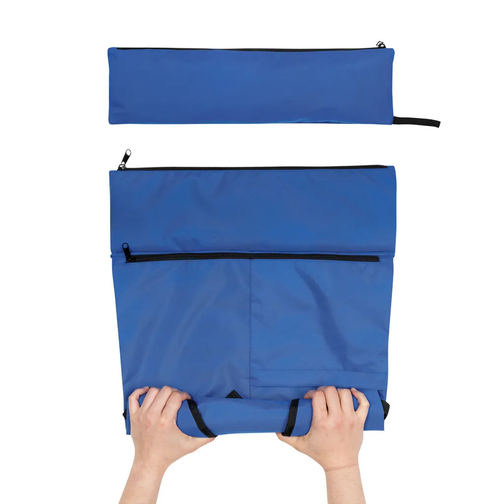 Dillon AWARE™ RPET faltbarer Lightweight-Rucksack, Königsblau – Bild 3