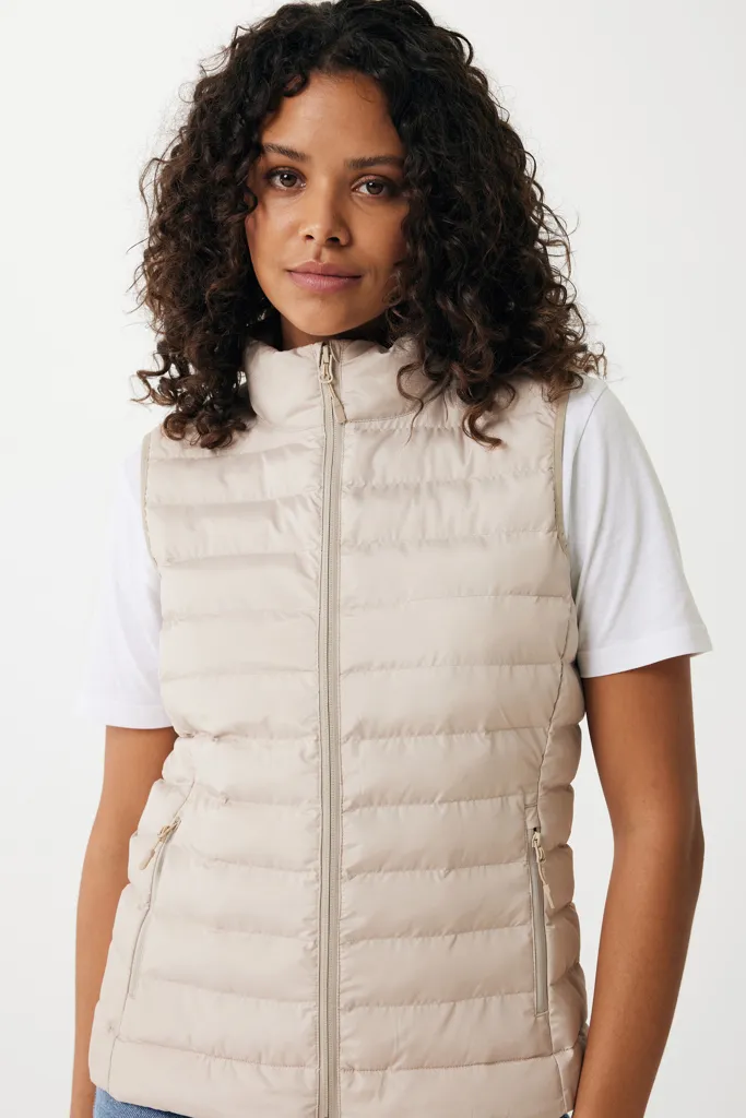 IQONIQ Meru Damen Bodywarmer aus recyceltem Polyester, beige – Bild 7