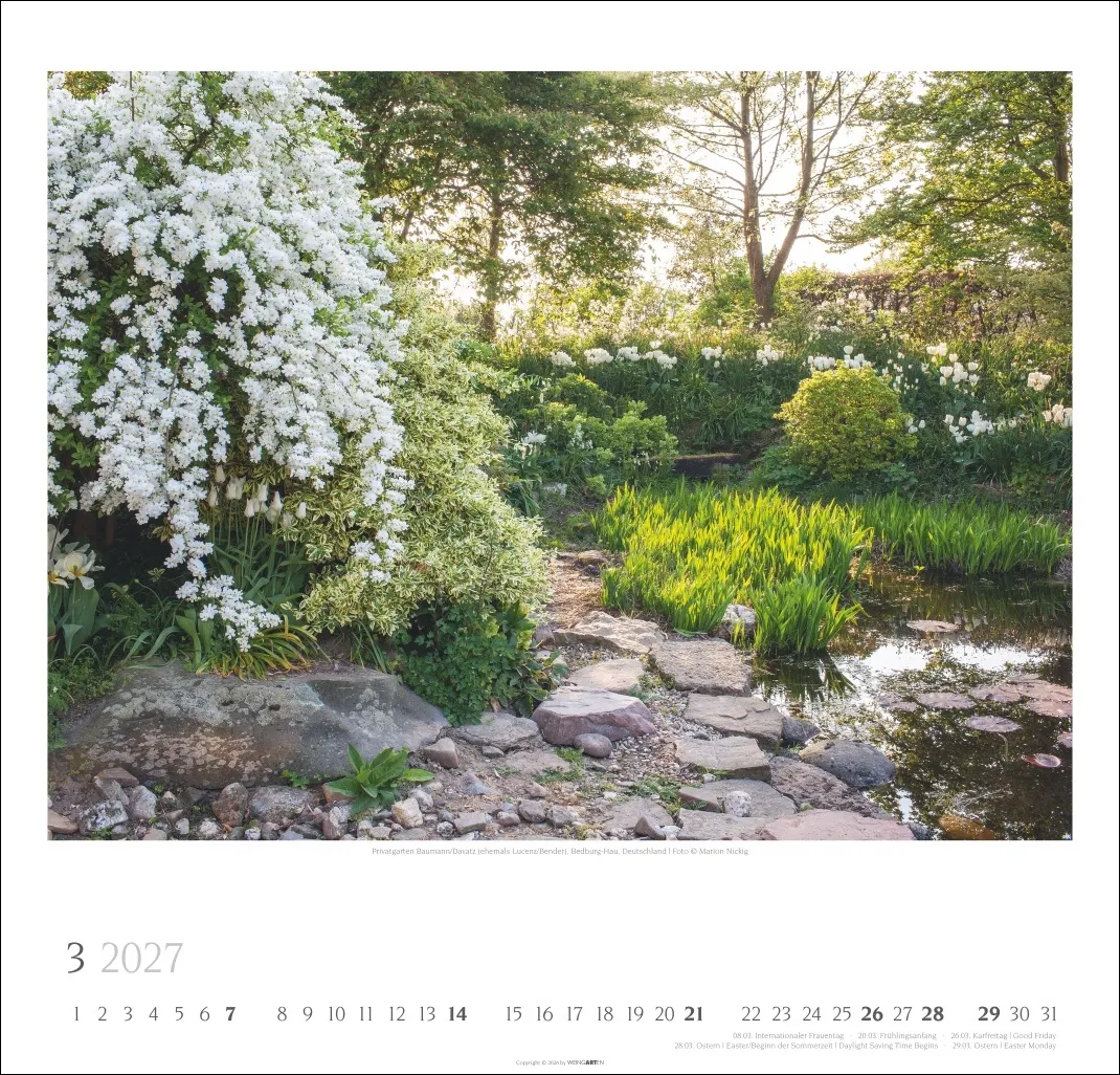 Gartenträume Wandkalender 2027 – Bild 4
