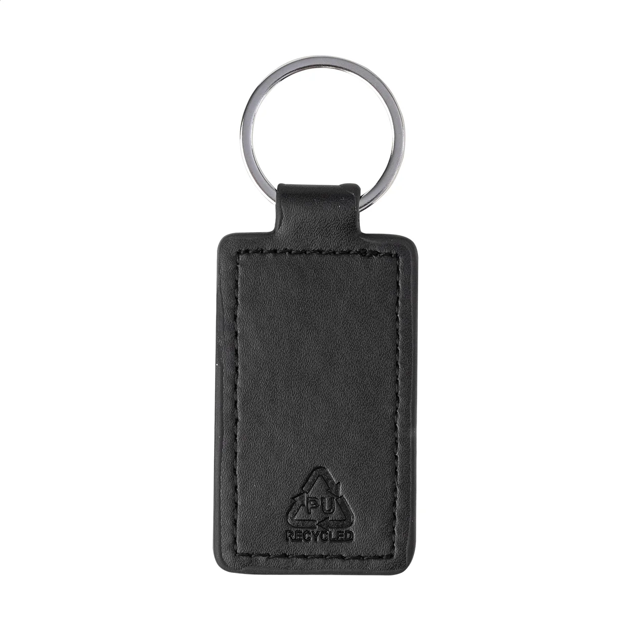 Schlüsselanhänger RPU ShineKey Rect, schwarz – Bild 2