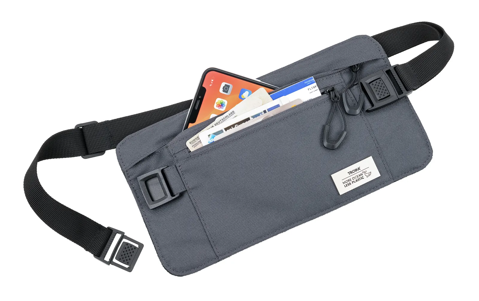Gürteltasche BLUE CYCLE BELT BAG, dunkelgrau – Bild 2
