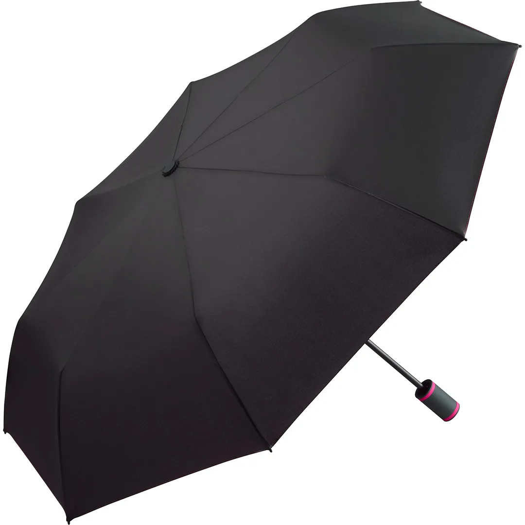 Taschenschirm FARE® Mini Style, schwarz-magenta – Bild 7