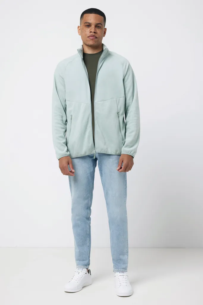 IQONIQ Talung Mikrofleece Jacke aus recyceltem Polyester, Iceberg green – Bild 7