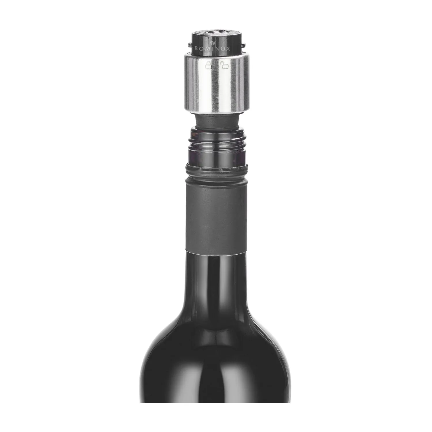 ROMINOX® Weinbelüfter-Set // Aerovino, silber – Bild 2