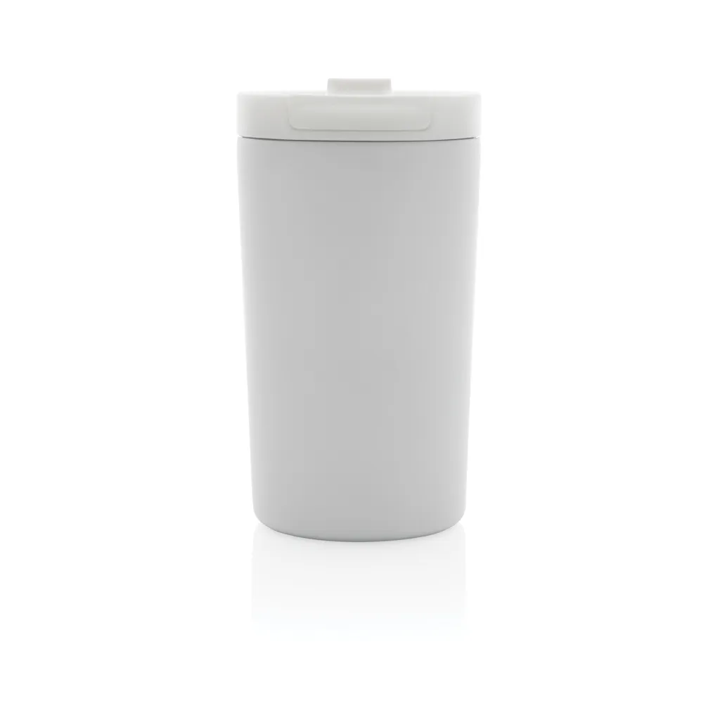 Doppelwandiger Vakuum-Becher aus RCS recyceltem SS, weiß – Bild 2