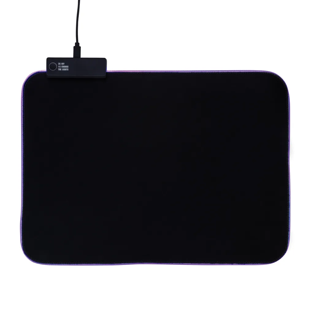 RGB Gaming Mauspad, schwarz – Bild 6