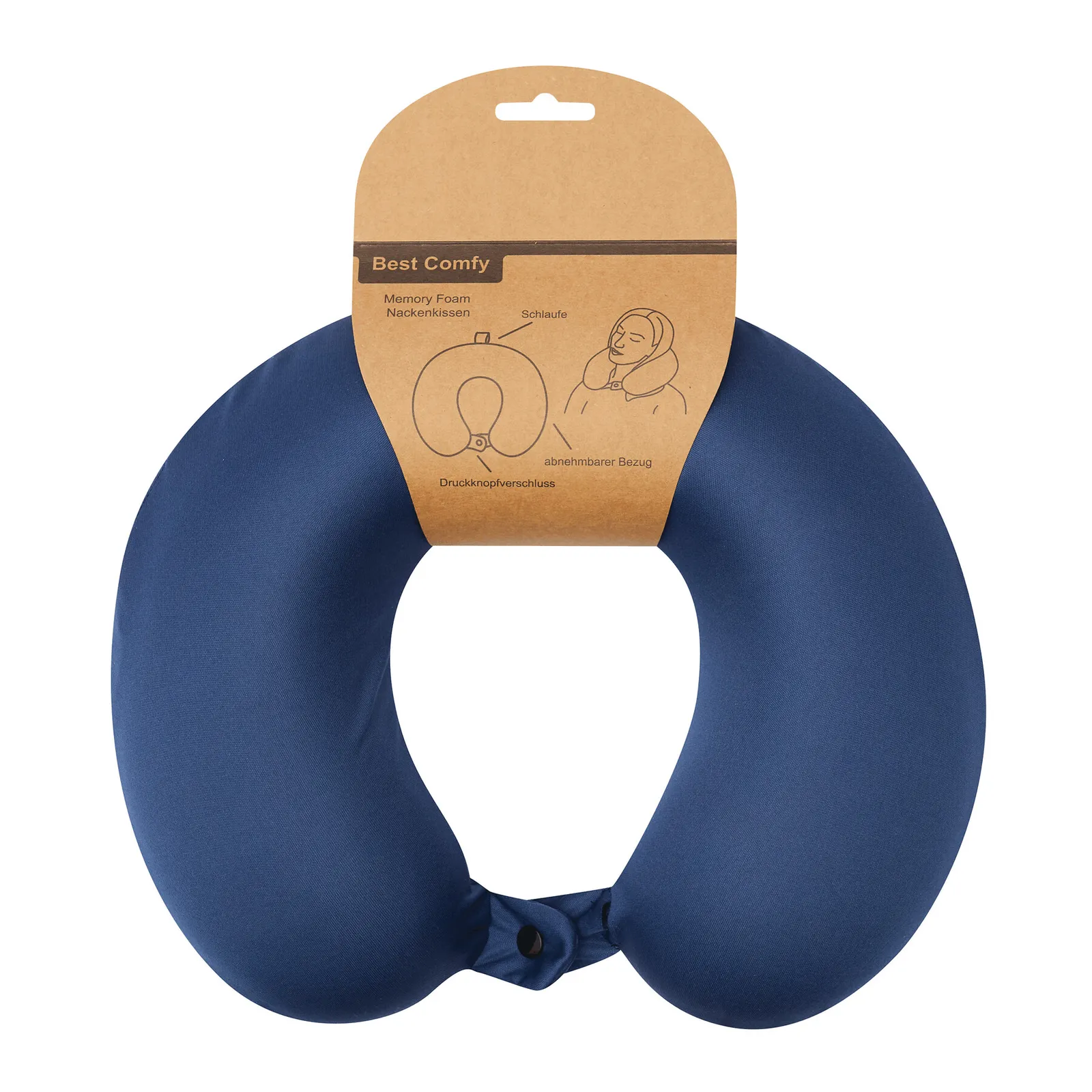 BEST COMFY - Nackenkissen, marineblau – Bild 3