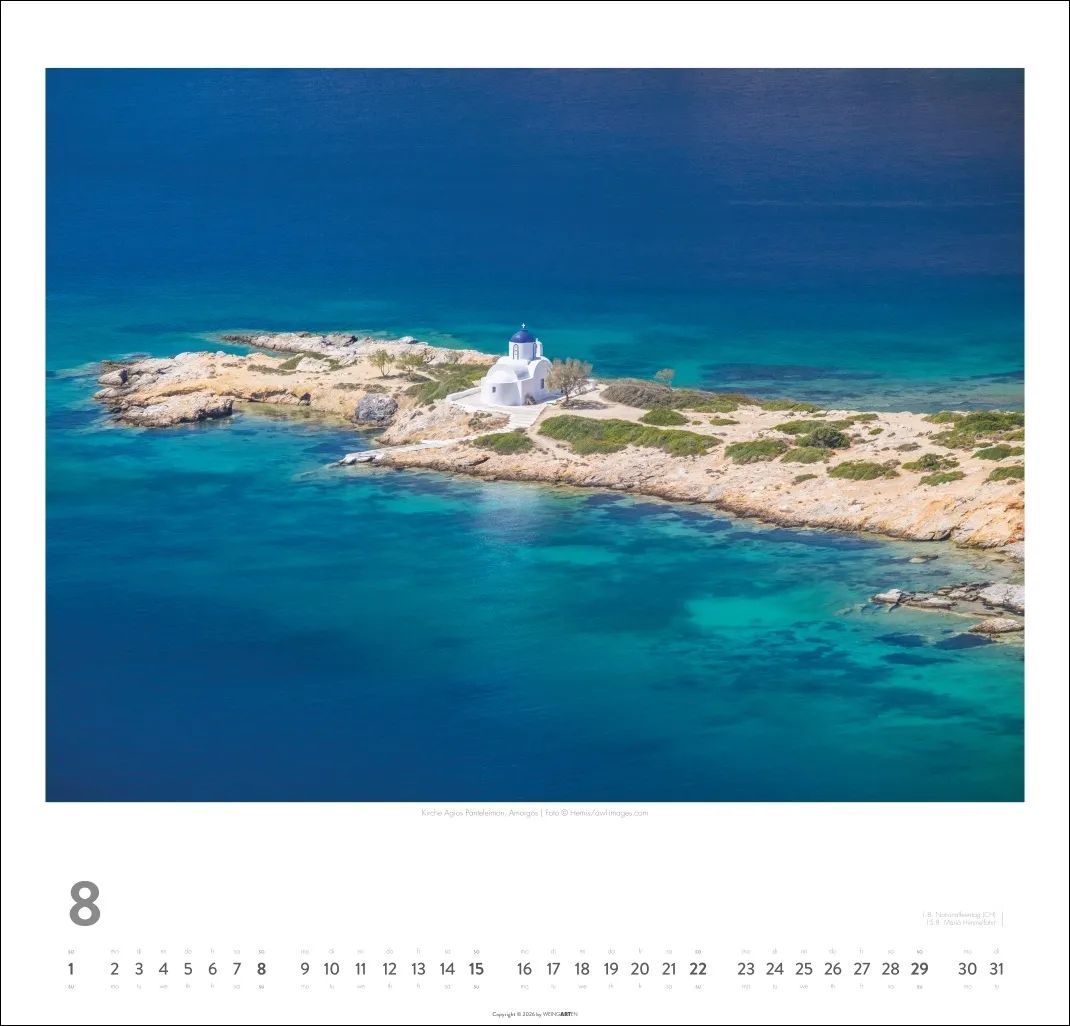 Griechische Inseln Wandkalender 2027 – Bild 9