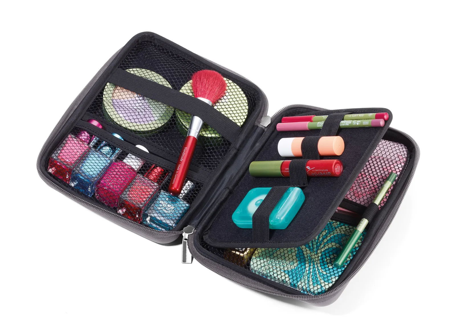 Organizer-Etui TRAVEL CASE grau/schwarz, grau/schwarz – Bild 3