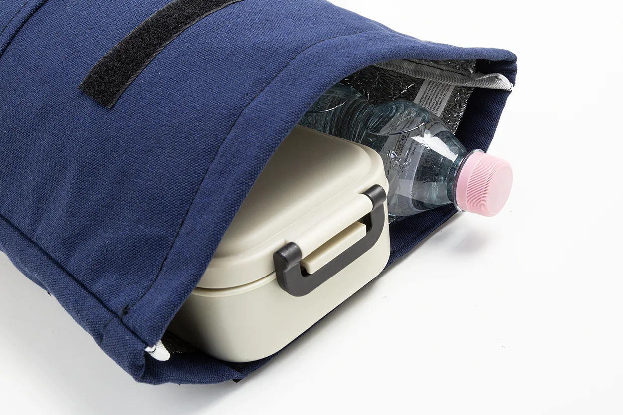 Rucksack Rekan Cool aus recyceltem Canvas, blau – Bild 5
