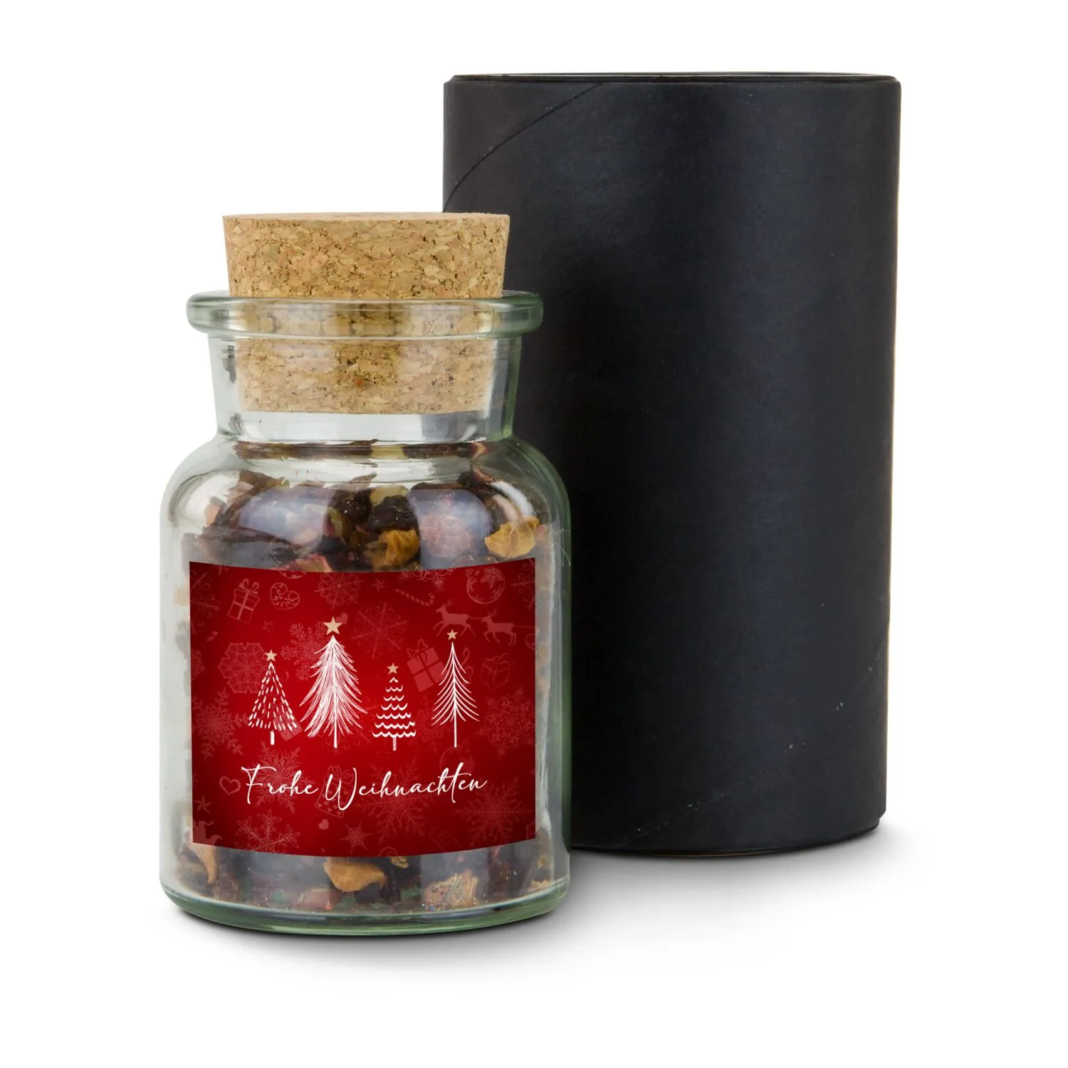 Geschenkset / Präsenteset: Früchtetee Weihnachten, schwarz – Bild 2