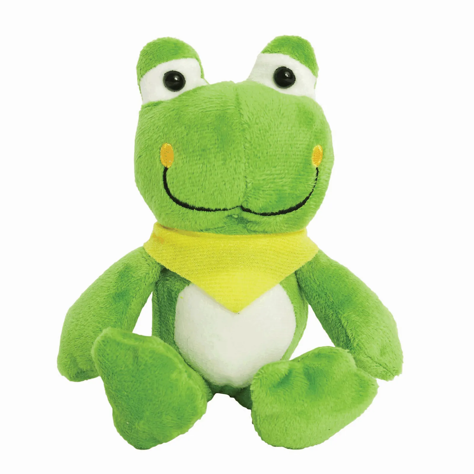 BERND - Plüsch-Frosch gelb, grün, gelb, grün – Bild 2