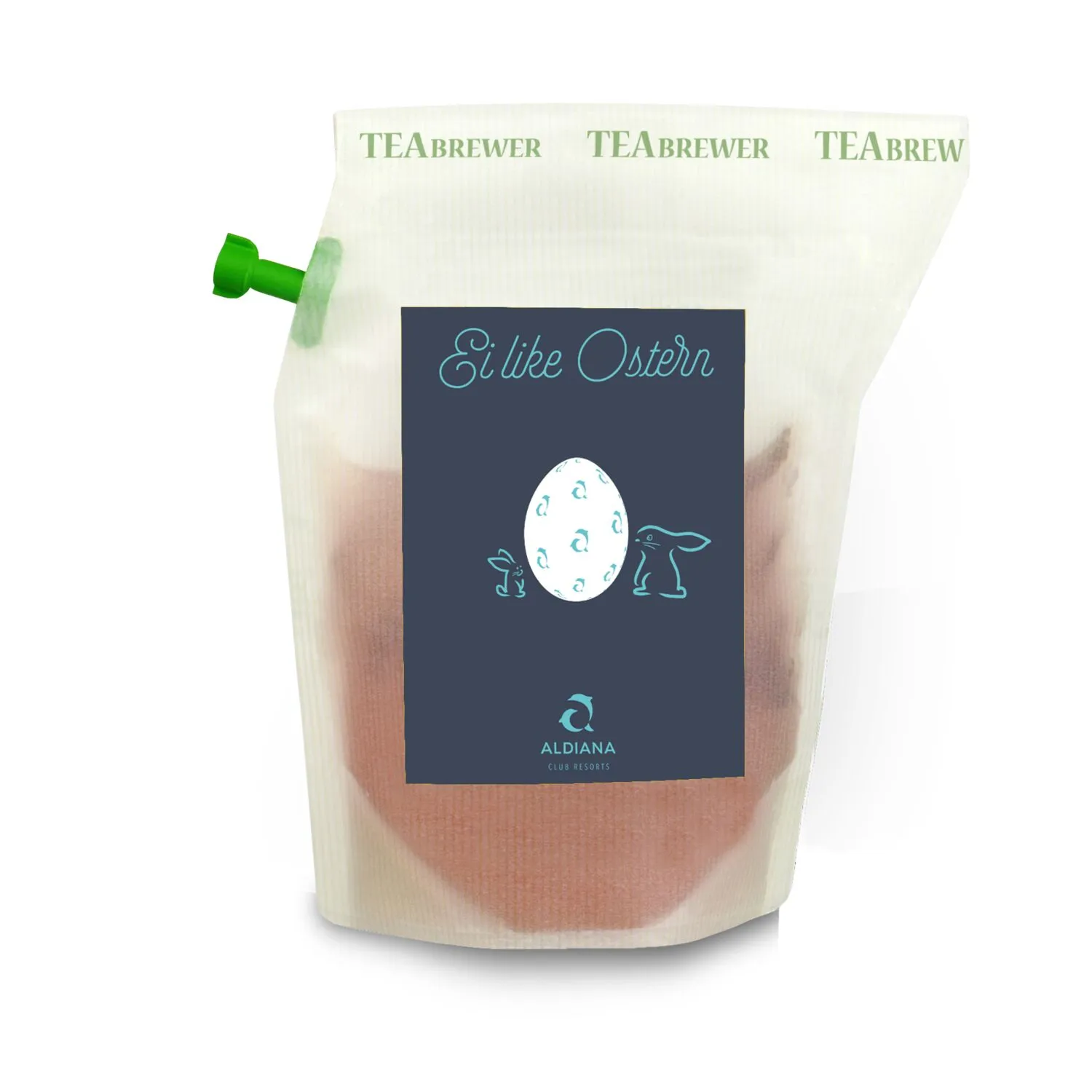 Geschenkartikel / Präsentartikel: Oster-Tee, Tasty Berry, weiß – Bild 5