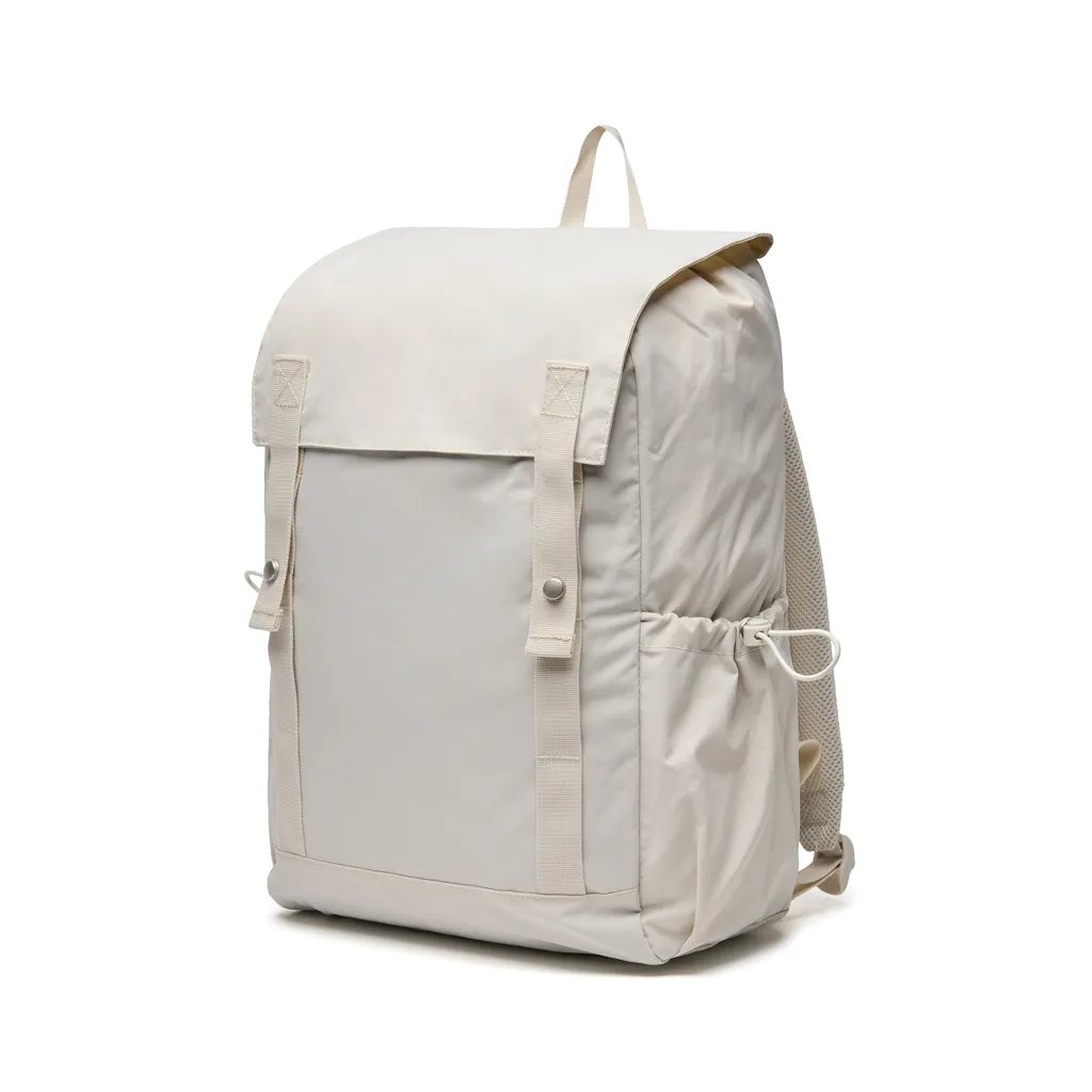 KENTO URBAN Everyday Rucksack aus RCS recyceltem Nylon, beige – Bild 3
