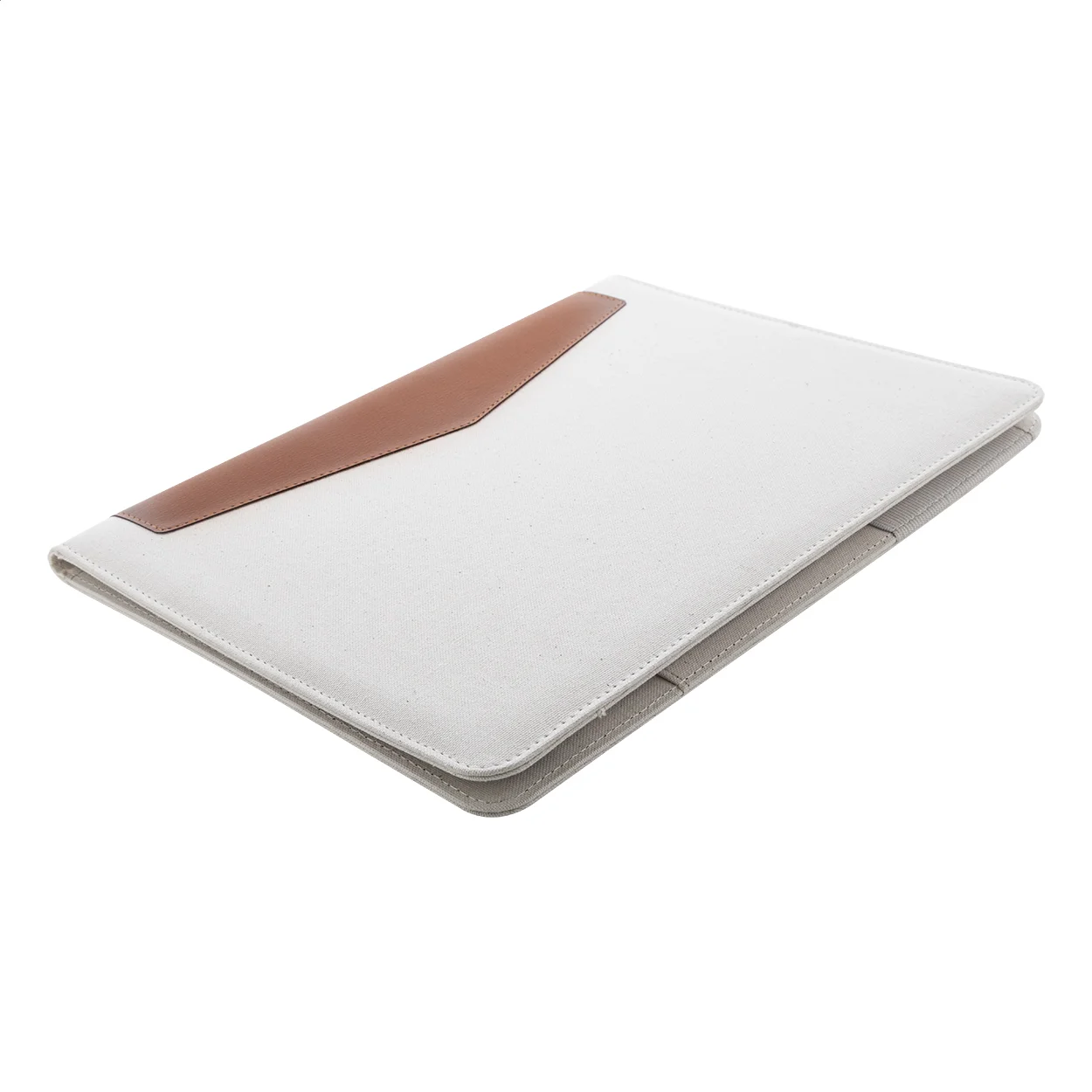 Dokumentenmappe Carbasa A4 aus recyceltem Canvas, natur – Bild 7