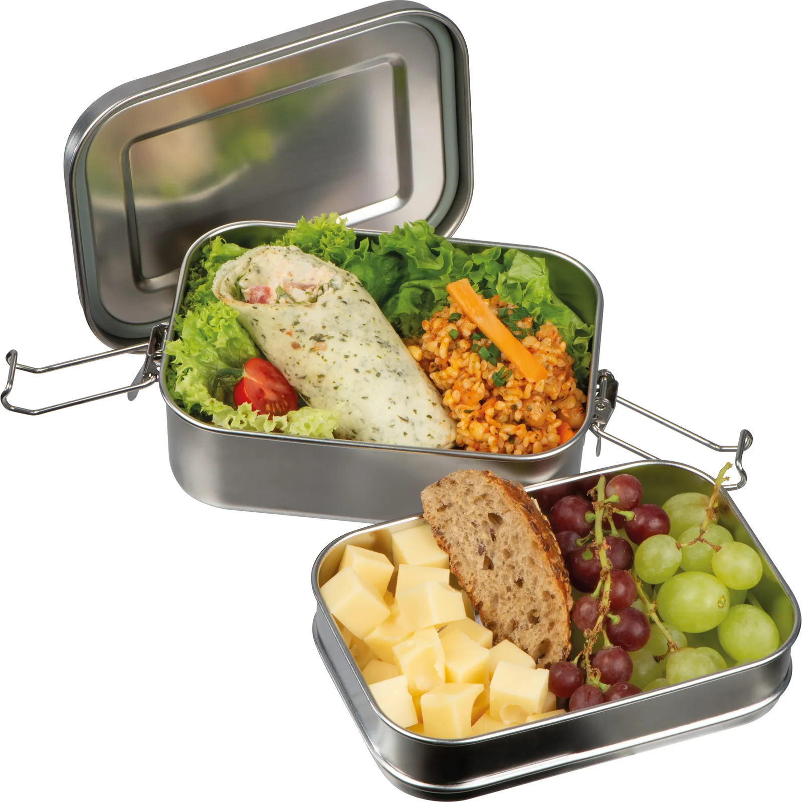Lunchbox Porto Alegre, silbergrau – Bild 2