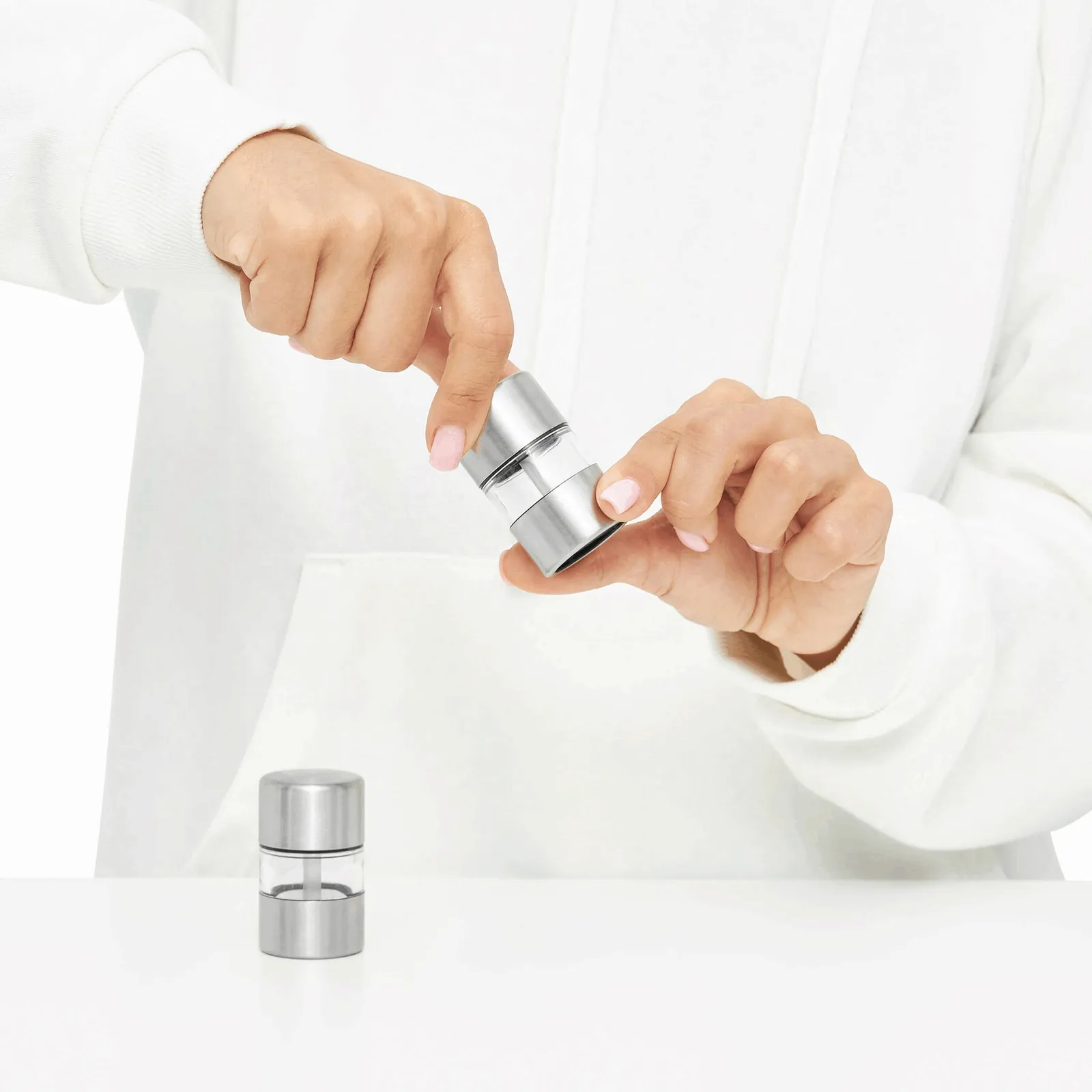SPICE FLAVOR - Salz- und Pfefferstreuer-Set SPICE FLAVOUR silber, silber – Bild 8
