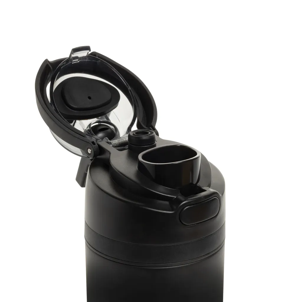 Omni Sip verschließbare Flasche aus RCS-reSteel, 720ml, schwarz – Bild 4