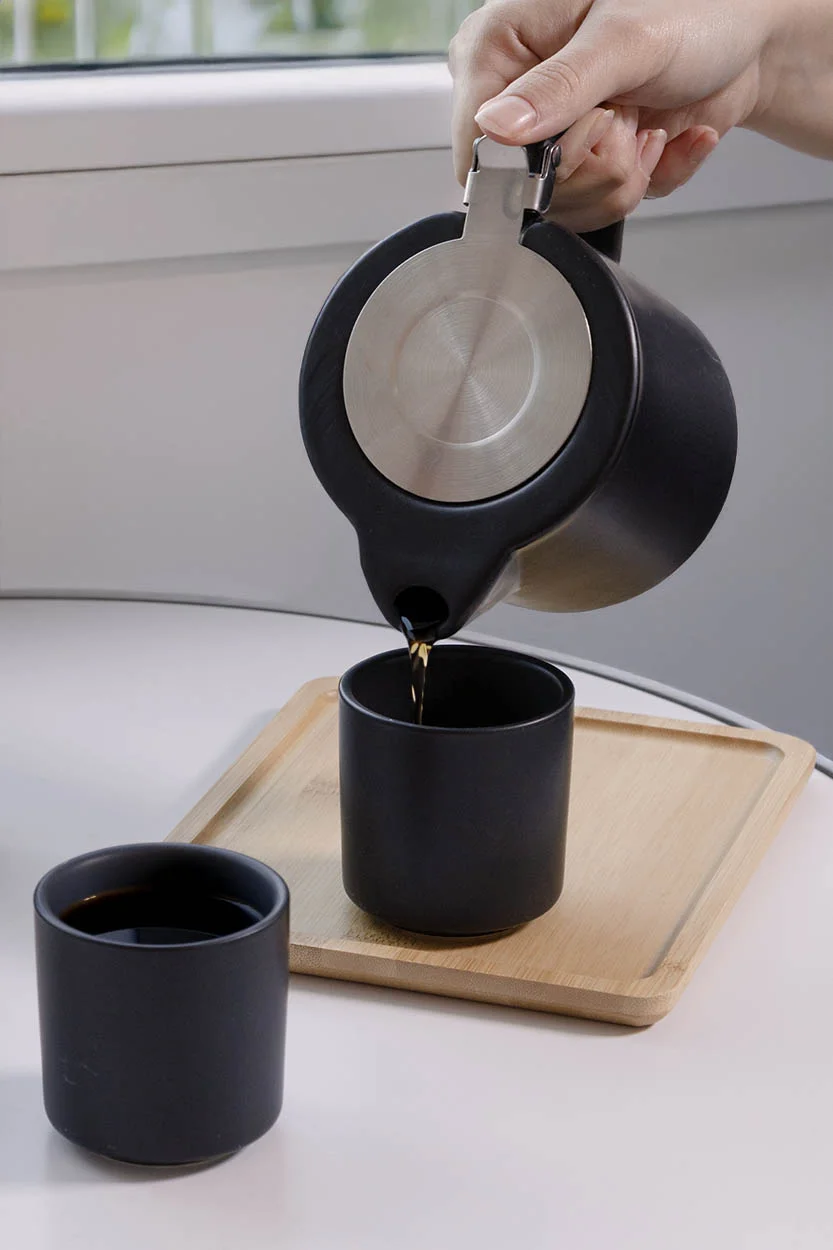 Teeservice Baicha, schwarz – Bild 8