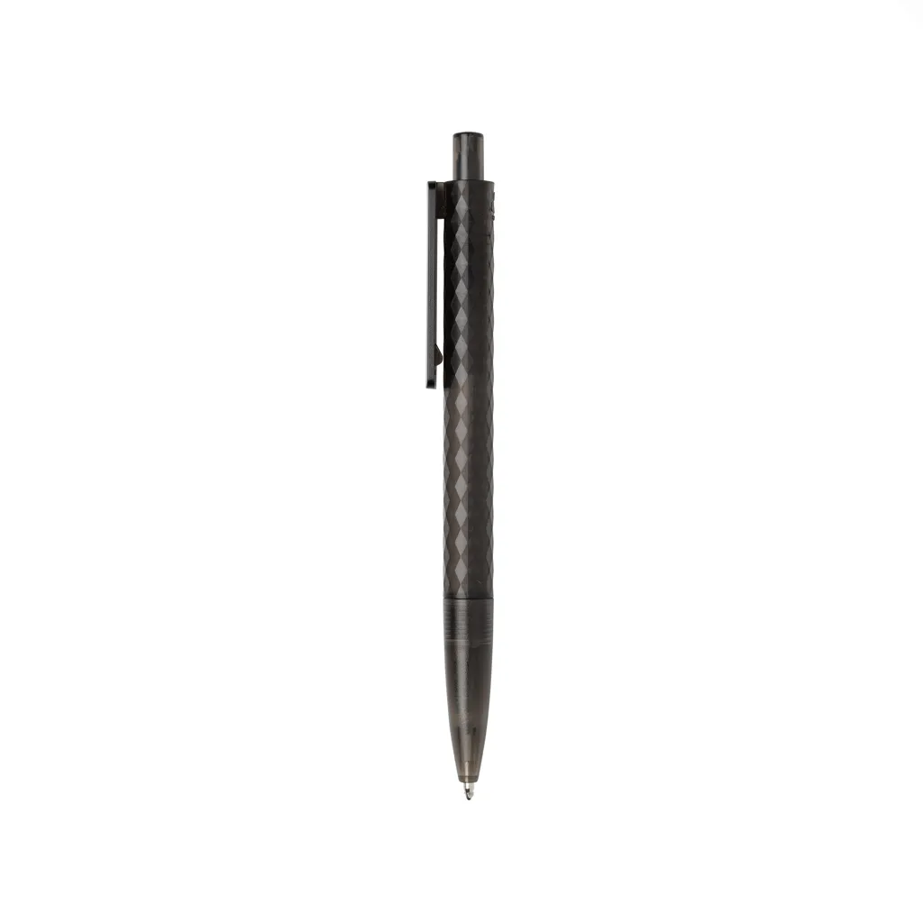 X3 Frosted-Pen aus GRS recyceltem PC, schwarz – Bild 2