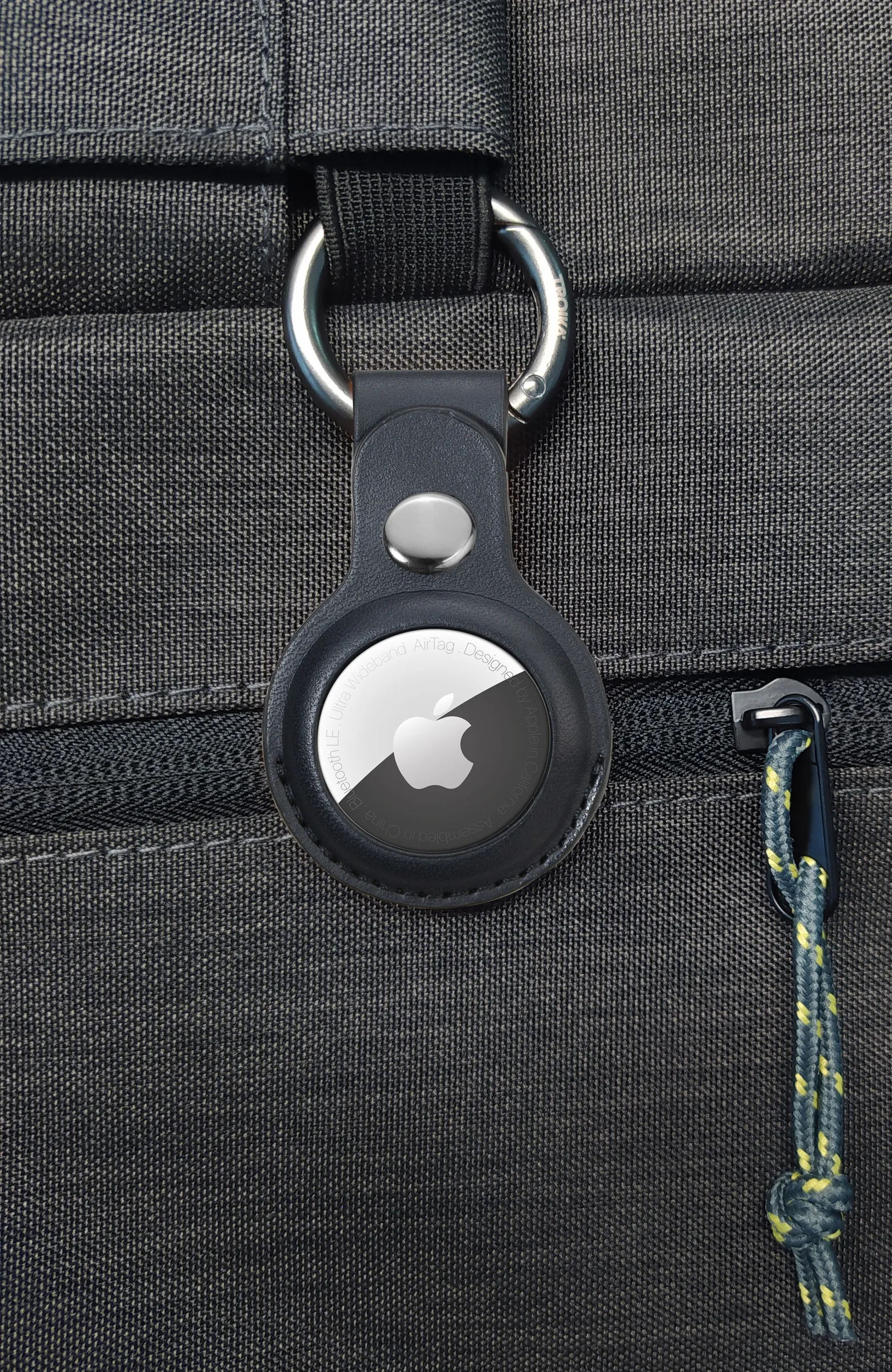 Schlüsselanhänger AIRTAG COVER gunmetal/schwarz, gunmetal/schwarz – Bild 3