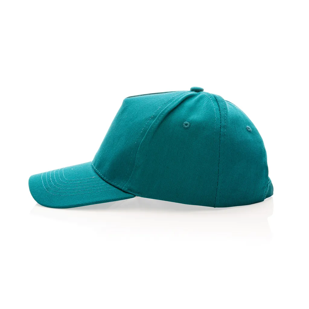 Impact 5 Panel Kappe aus 280gr rCotton mit AWARE™ Tracer, verdigris – Bild 3