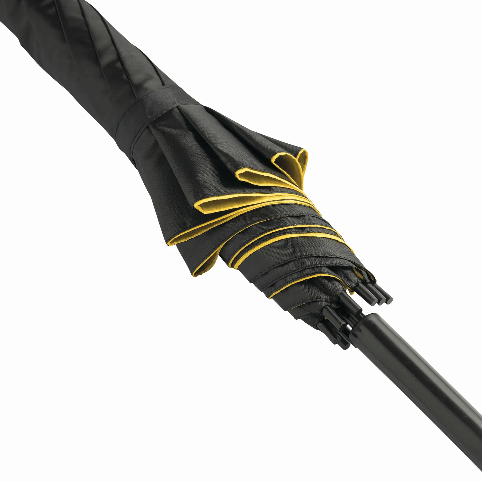 DOUBLY Umbrella, Automatik-Stockschirm, gelb, schwarz – Bild 7