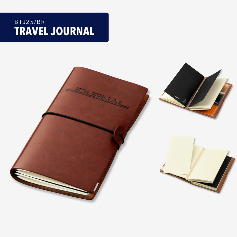 Bullet Journal TRAVEL JOURNAL, braun/schwarz – Bild 7