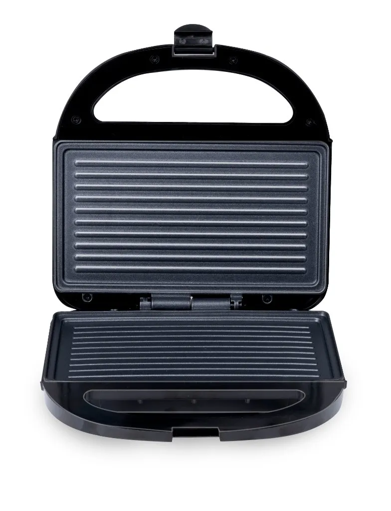 ALPINA Sandwichmaker 750W Kontaktgrill, Schwarz – Bild 5