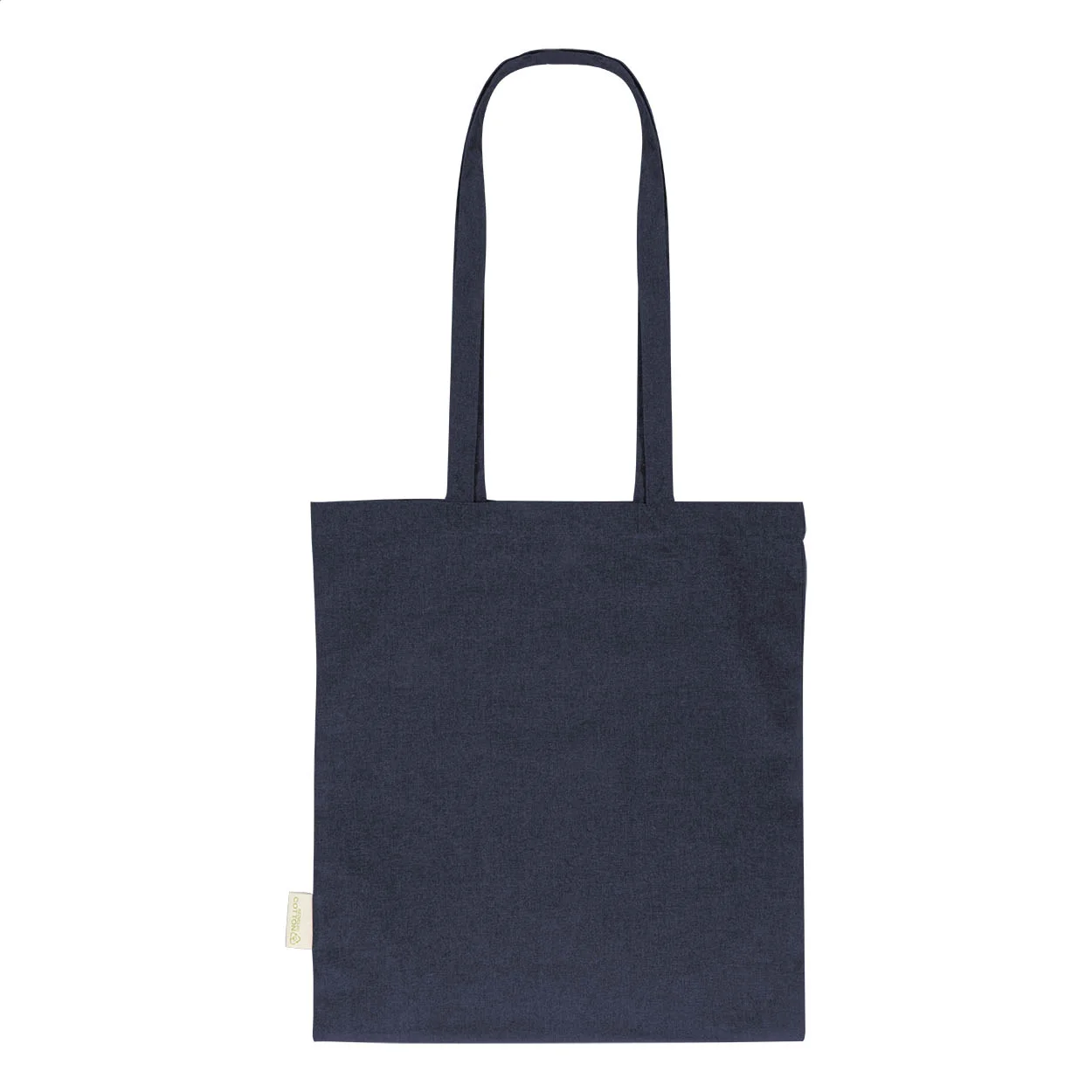 Einkaufstasche Totepex Hue aus recycelter Baumwolle, dunkelblau – Bild 3