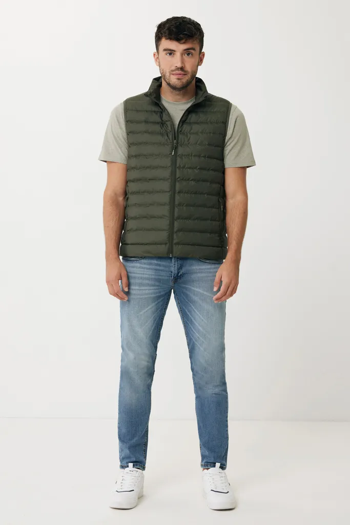 IQONIQ Meru Herren Bodywarmer aus recyceltem Polyester, khaki – Bild 5