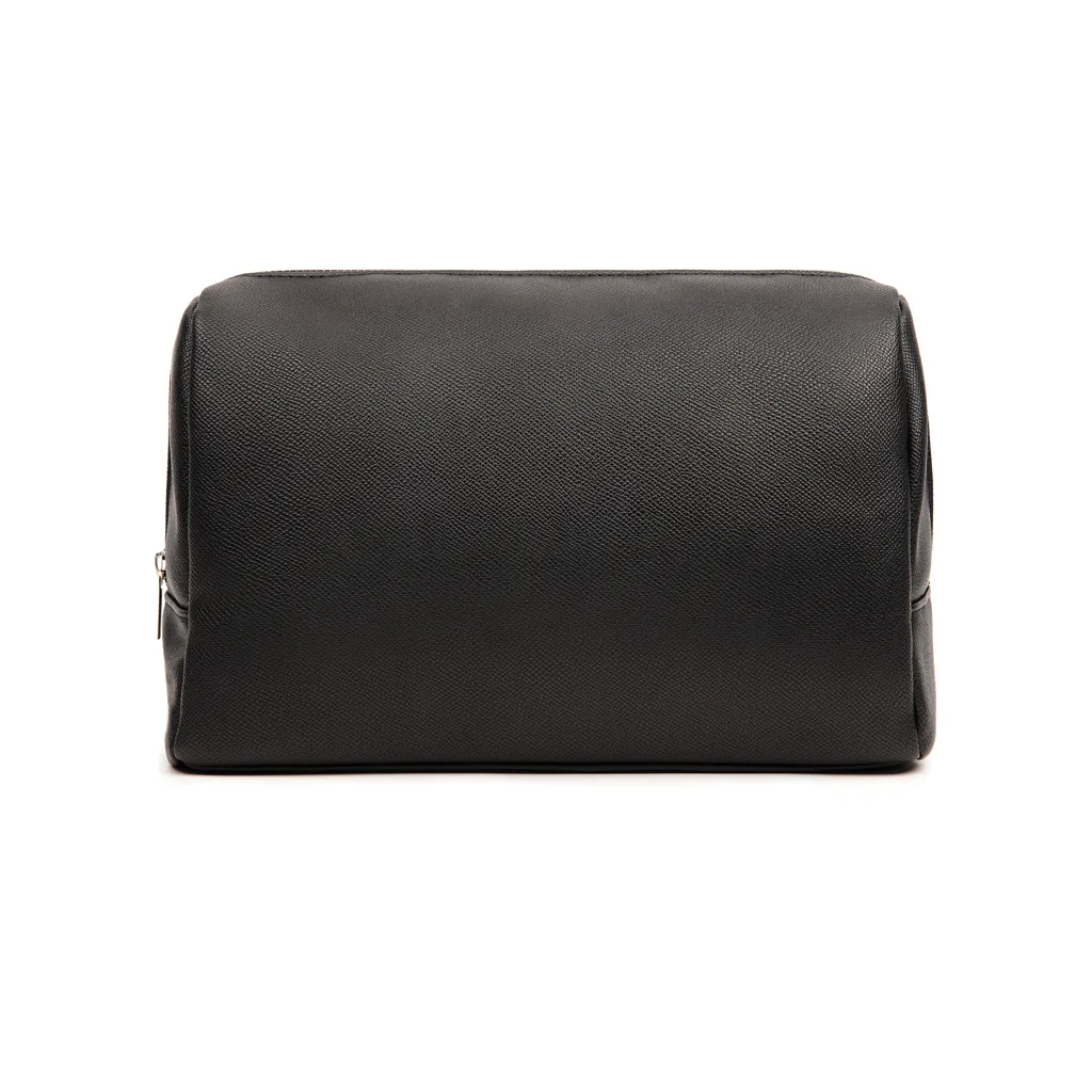 VINGA Bermond Kulturtasche aus RCS recyceltem PU, schwarz – Bild 3