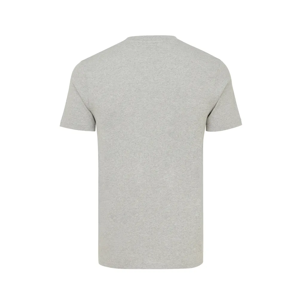 IQONIQ Manuel ungefärbtes T-Shirt aus recycelter Baumwolle, heather grey – Bild 2