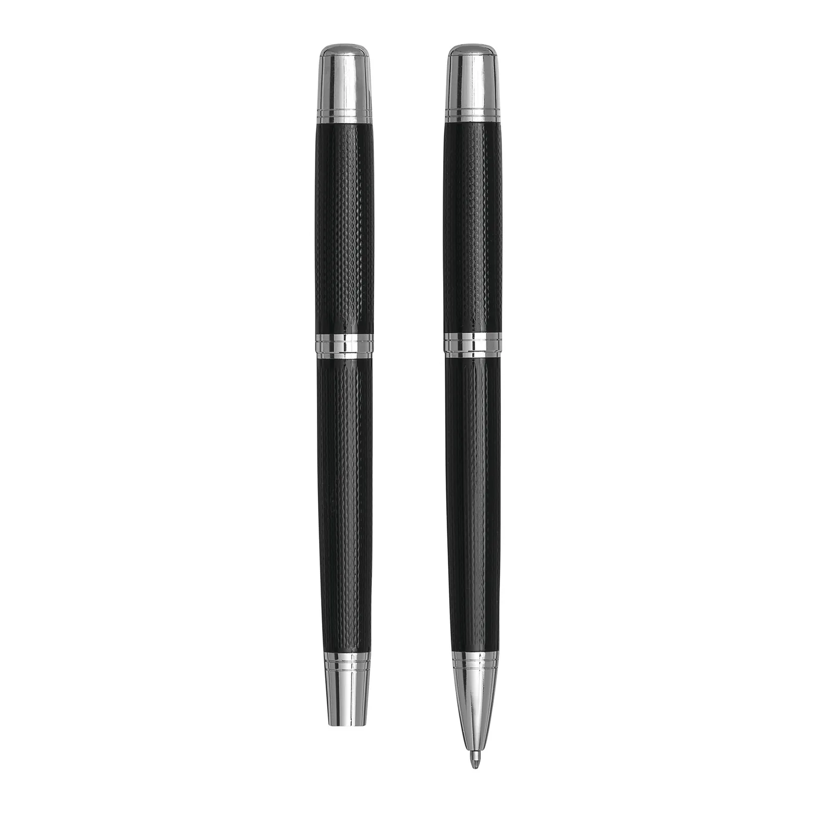 MANZONI - Schreibset schwarz, silber, schwarz, silber – Bild 4