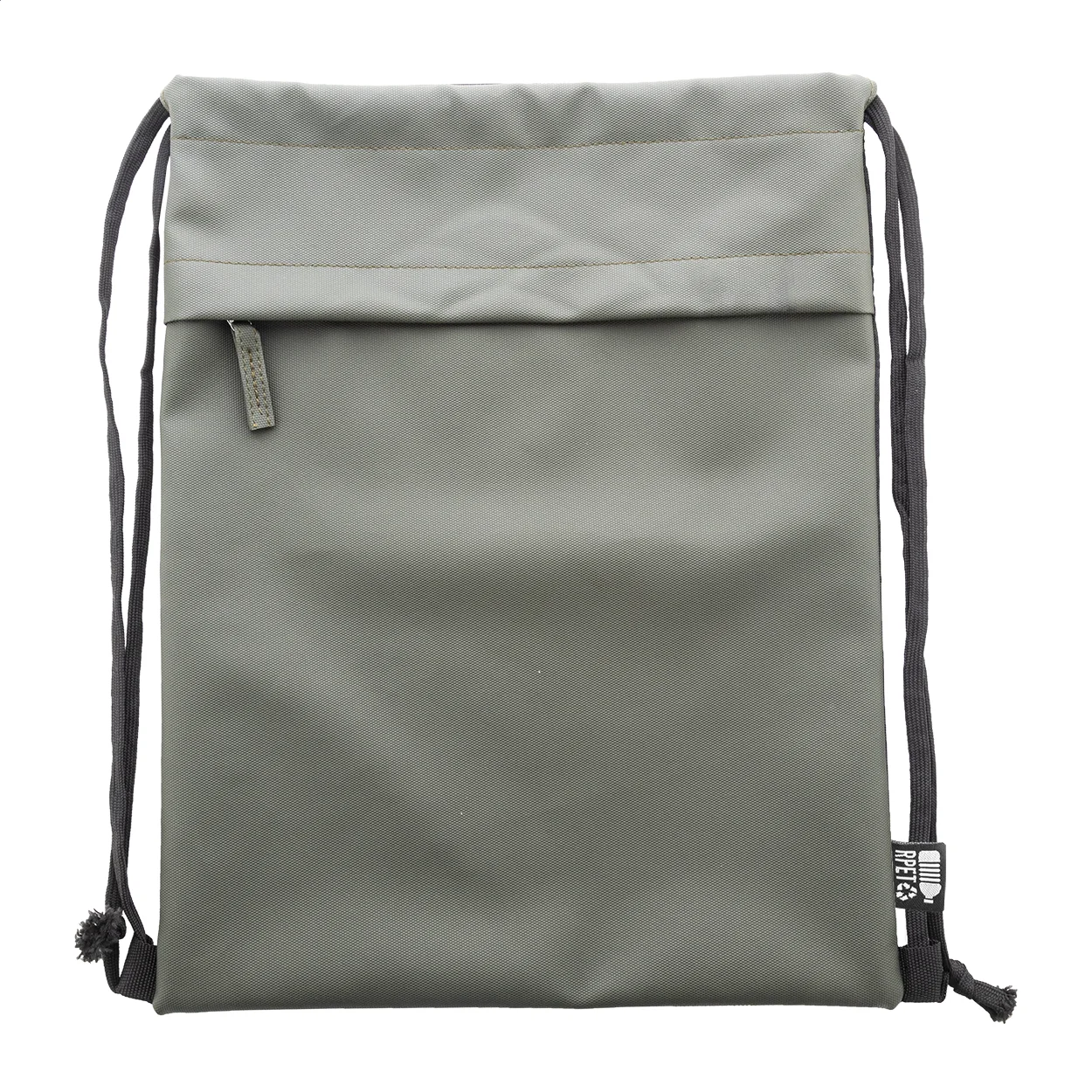 RPET drawstring bag Pudrow, grün – Bild 3