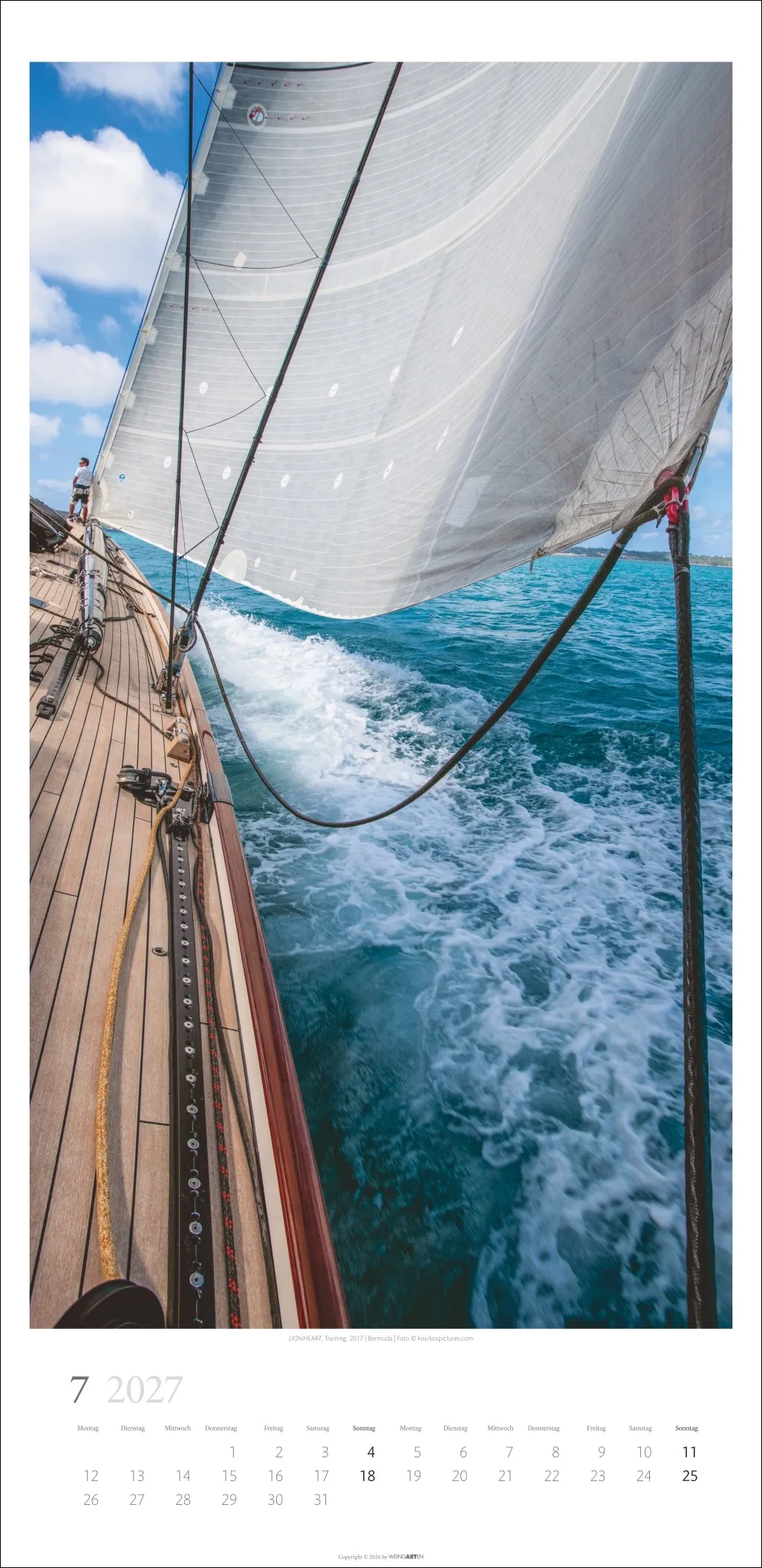 Under Sail Wandkalender 2027 – Bild 8