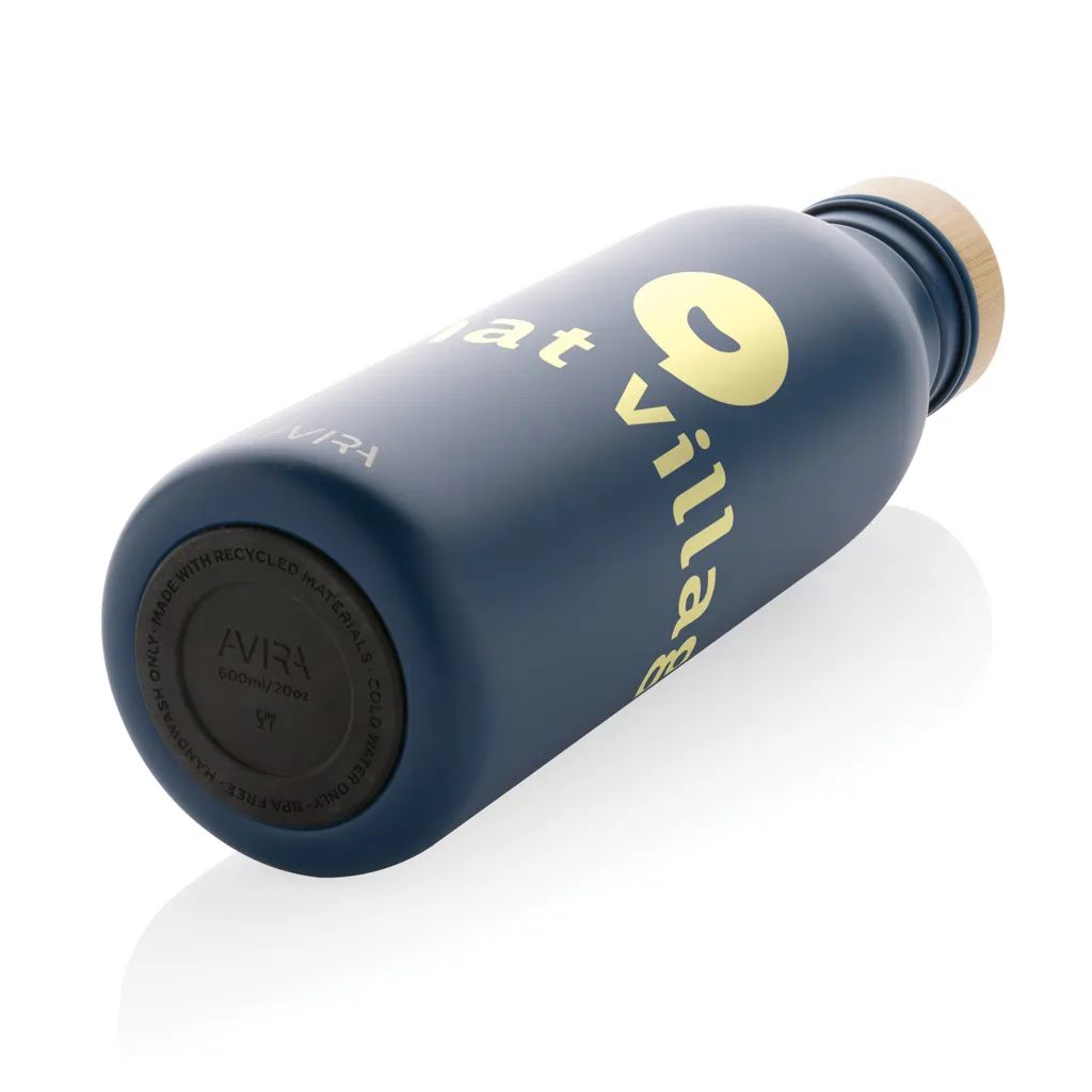 Avira Alcor 600ml Wasserflasche aus RCS rec. Stainless-Steel, navy blau – Bild 7
