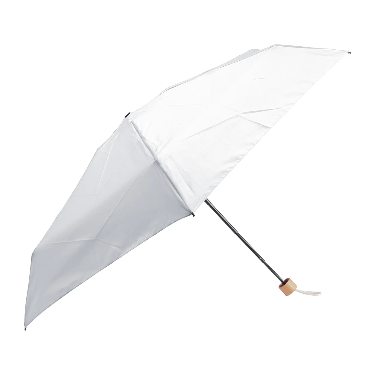 RPET Mini-Regenschirm Miniboo, weiß – Bild 2
