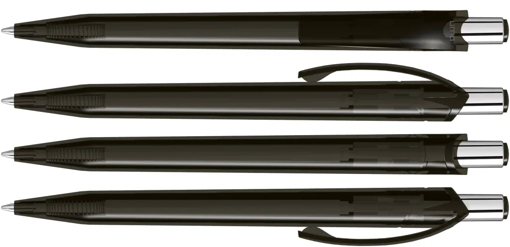 BEAT transparent Druckkugelschreiber anthrazit, anthrazit – Bild 2