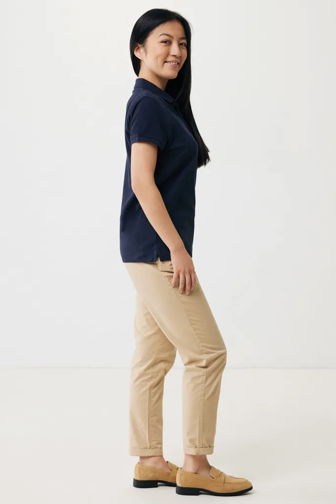 IQONIQ Yosemite Damen Piqué-Poloshirt aus rec. Baumwolle, navy blau – Bild 5
