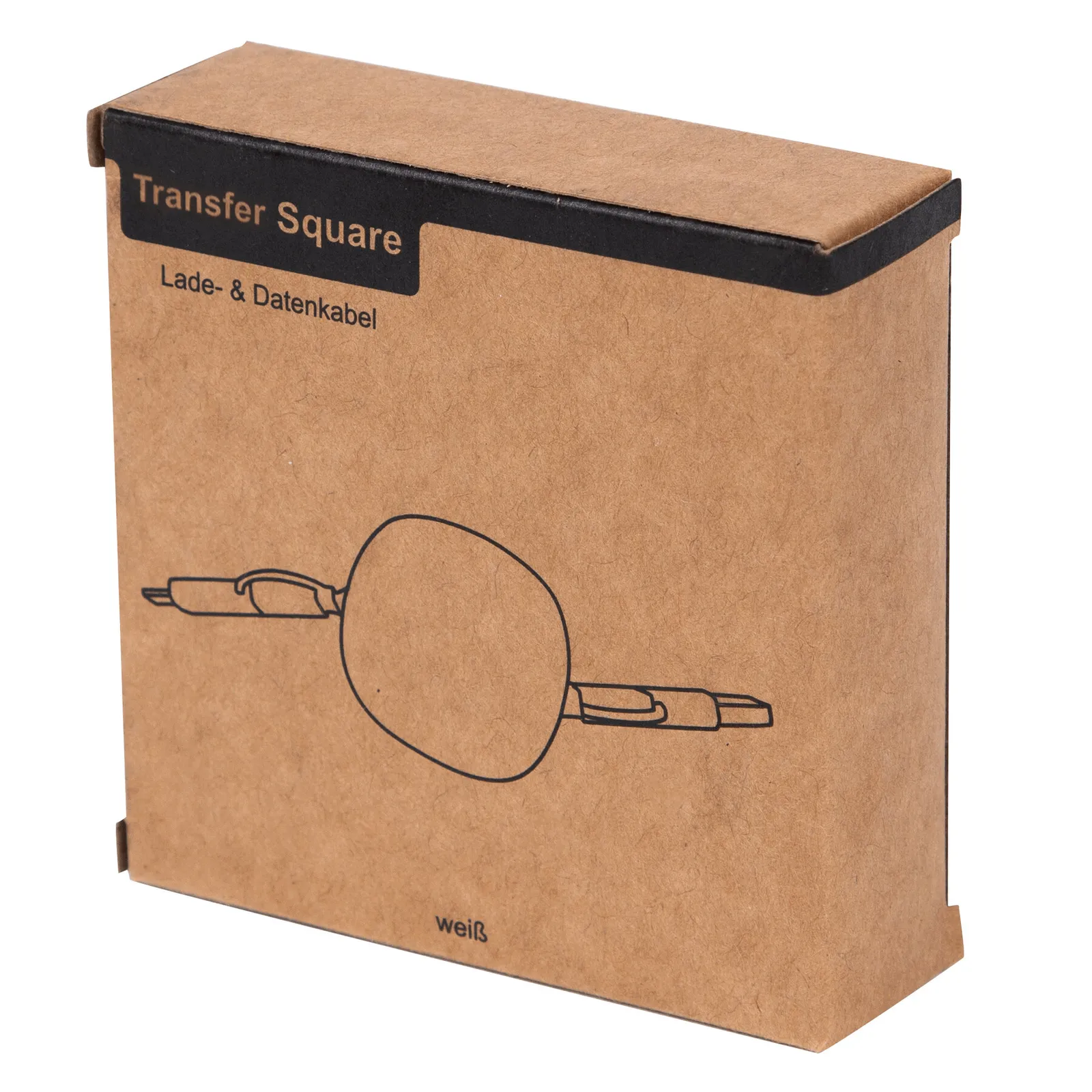 TRANSFER SQUARE - Lade- und Datenkabel, weiß – Bild 5